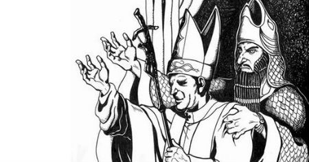 Sātanistu žesti pāvesta izpildījumā