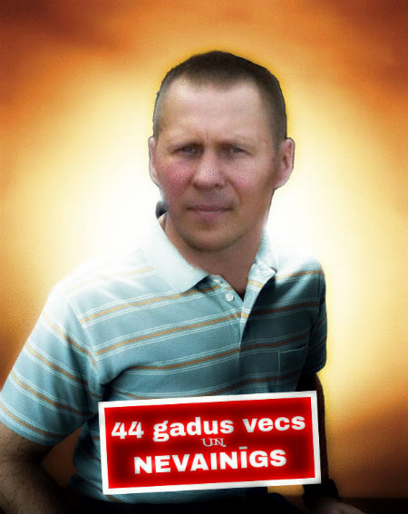 44 gadus vecs un nevainīgs