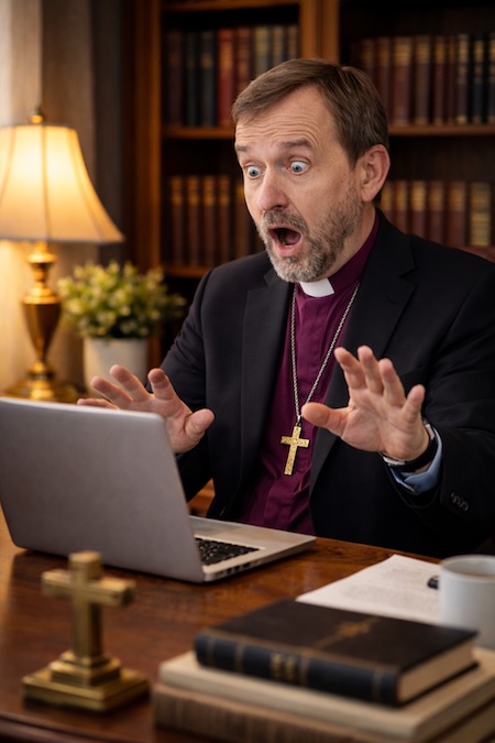 arhibīskaps Jānis Vanags pārsteigts