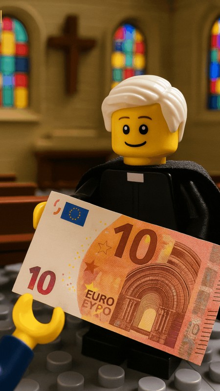 Kas notiek ar baznīcai saziedoto naudu